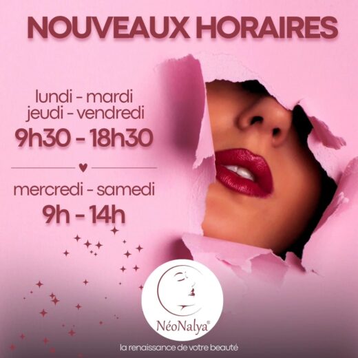 Nouveaux horaires